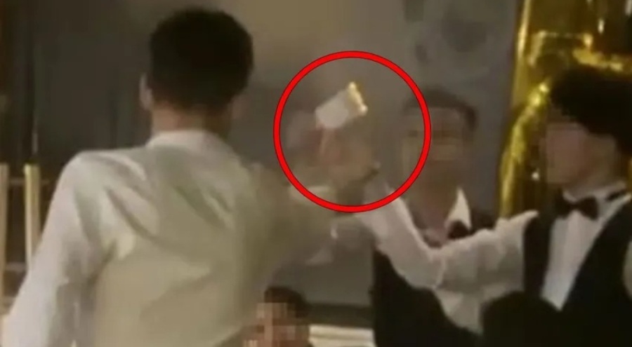 Doğum günü kutlaması yapan yabancı uyruklu grup 100 lira yaktı