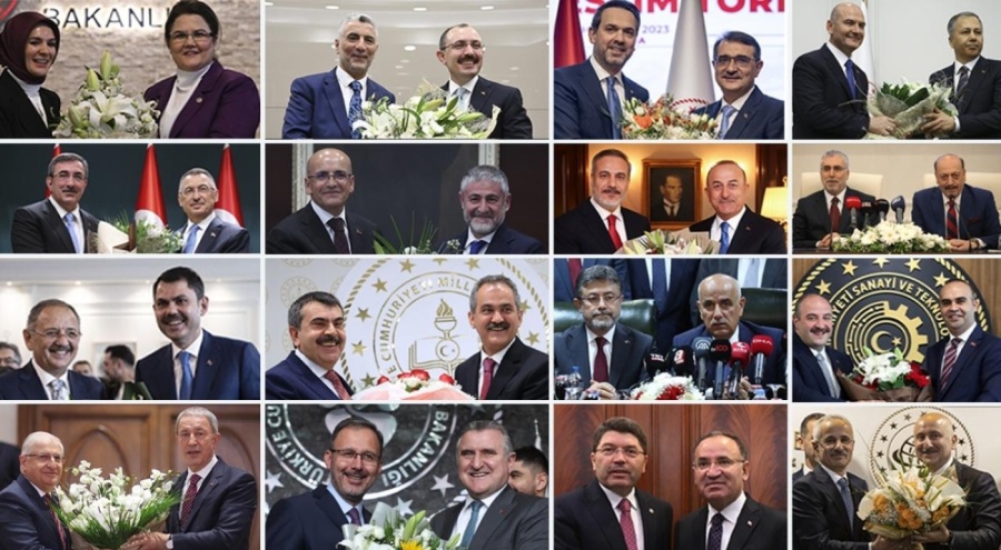 Kabinede devir teslim sona erdi