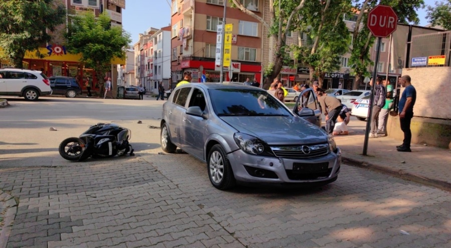 Bursa'da motora çarpan kadın gözyaşlarına boğuldu!