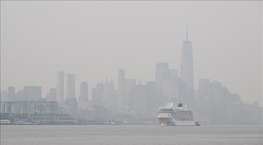 Kanada'daki orman yangınlarının dumanı ABD'ye ulaştı