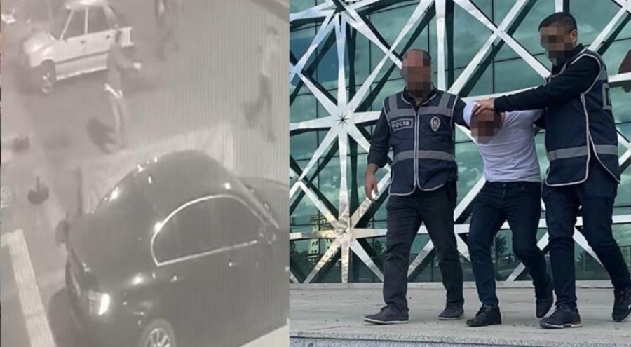 Boşanma aşamasındaki eşinin evini kurşunlayıp, polise de ateş açan şüpheli tutuklandı