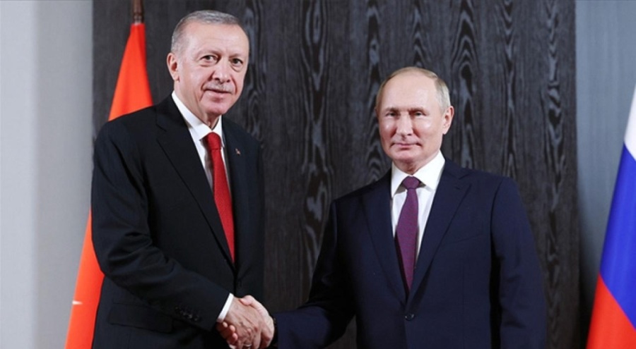 Erdoğan Putin'le görüştü