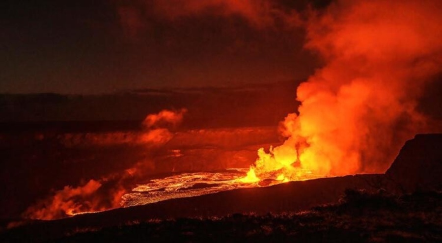 Kilauea Yanardağı yeniden patladı