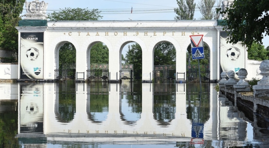 Herson'da su seviyesi 5,5 metre arttı