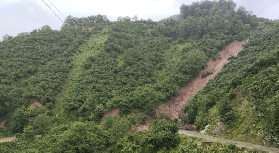 Ordu'da sağanak heyelana sebep oldu