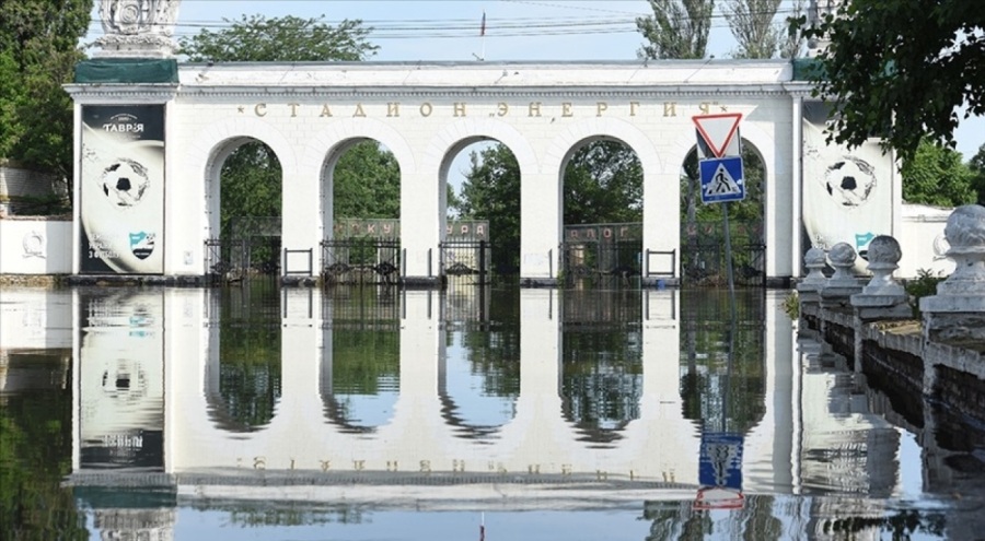 Kahovka Barajı'nın vurulması sonrası Herson'da su seviyesi 20 santimetre azaldı