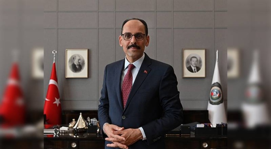 MİT Başkanı İbrahim Kalın'ın makam odasından ilk fotoğraf