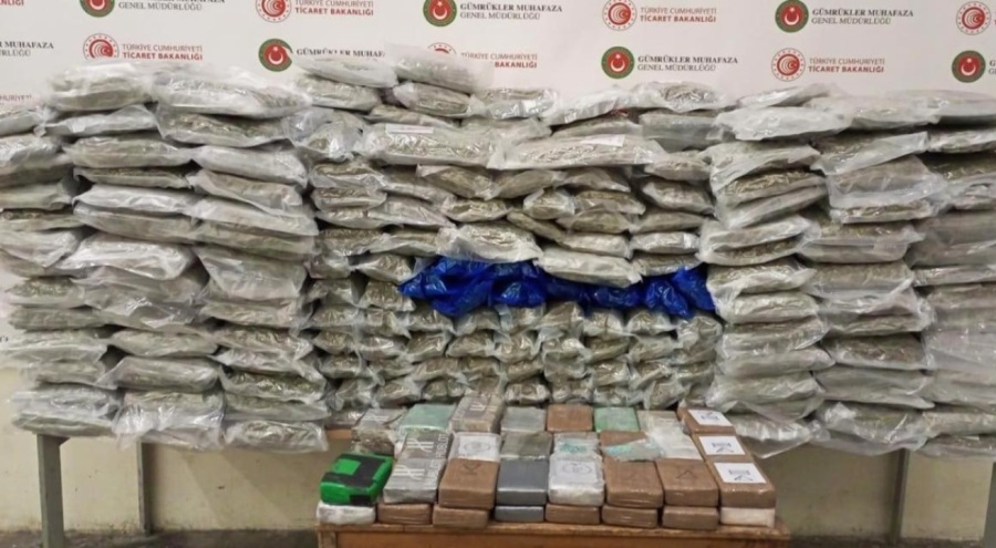 Edirne'de 462 kilo uyuşturucuya el konuldu