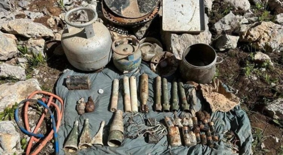 Van'da PKK operasyonu! Çok sayıda mühimmat bulundu