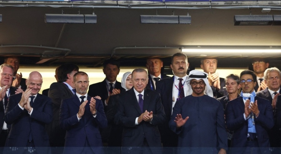Erdoğan, UEFA Şampiyonlar Ligi Şampiyonu Manchester City'i tebrik etti