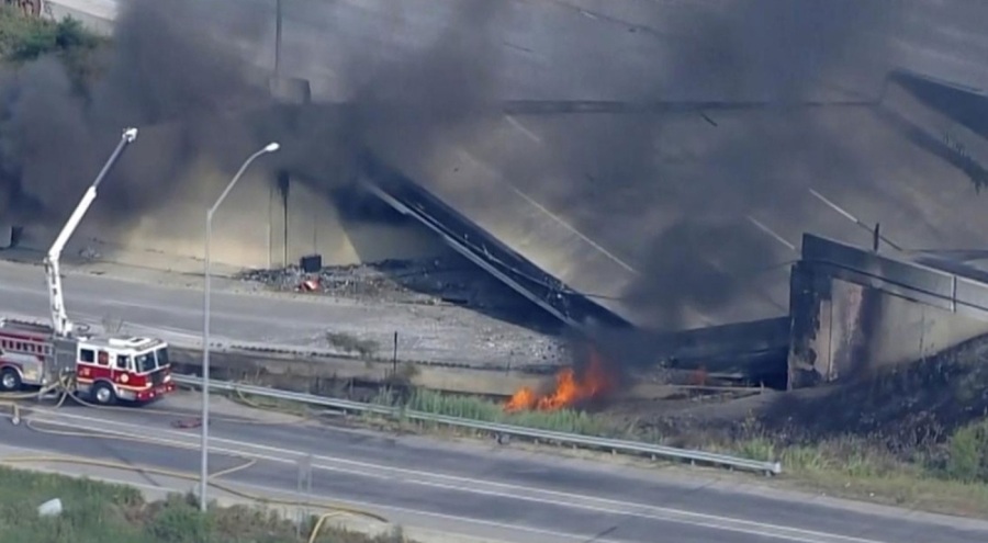 Tanker yandı: Ülkenin en önemli otoyolu trafiğe kapandı!