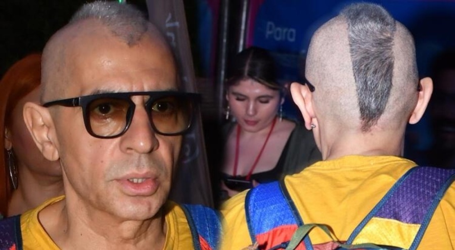 Okan Bayülgen'den Son Mohikan stili