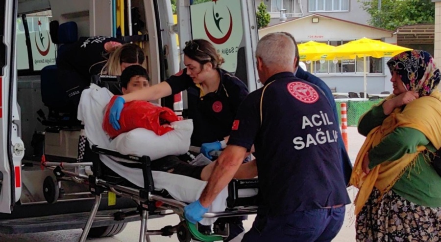 Bursa'da korkunç olay!  11 yaşındaki çocuğun kolu parçalandı