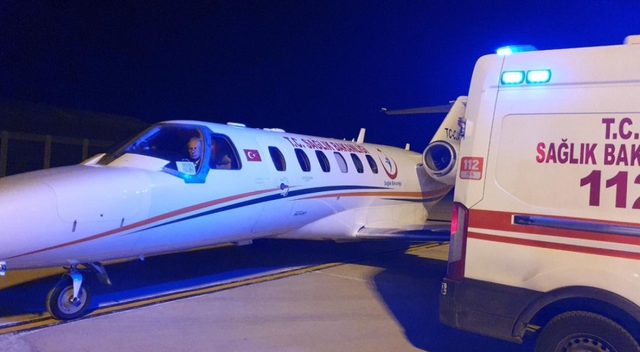 5 ayda 1401 hasta hava yoluyla taşındı