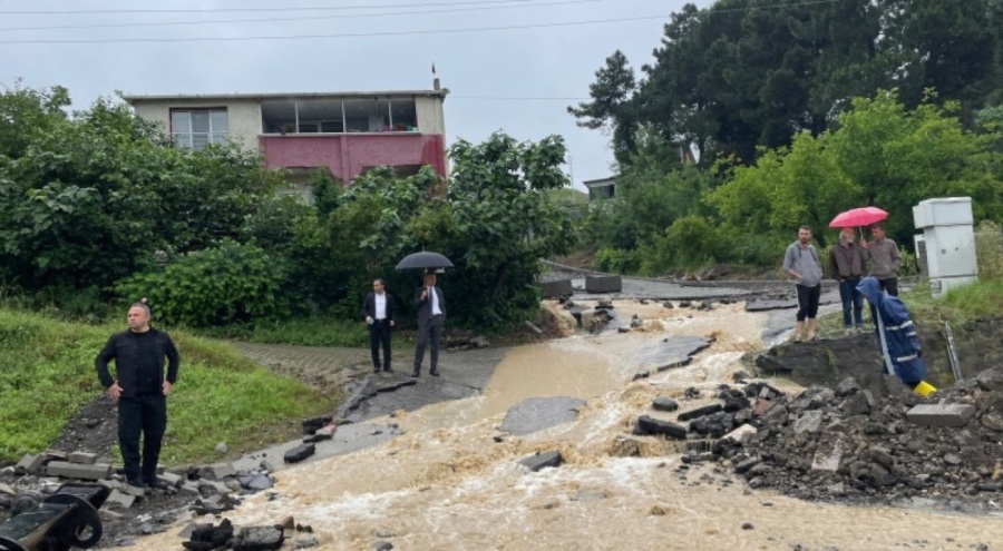Samsun'da metrekareye 53 kilo yağmur yağdı