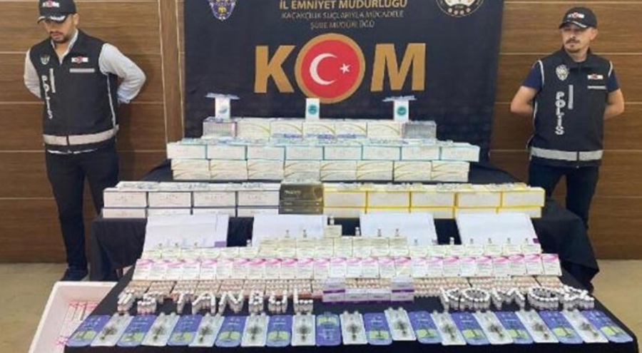 Sosyal medya aracılığıyla satıyorlardı!  Değeri 4 milyon 500 bin lira olan kaçak botoks ilaçlarına el konuldu