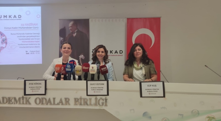 Türkiye'nin ilk kadın mühendisleri derneği BUMKAD sözü kadın mühendislere bıraktı