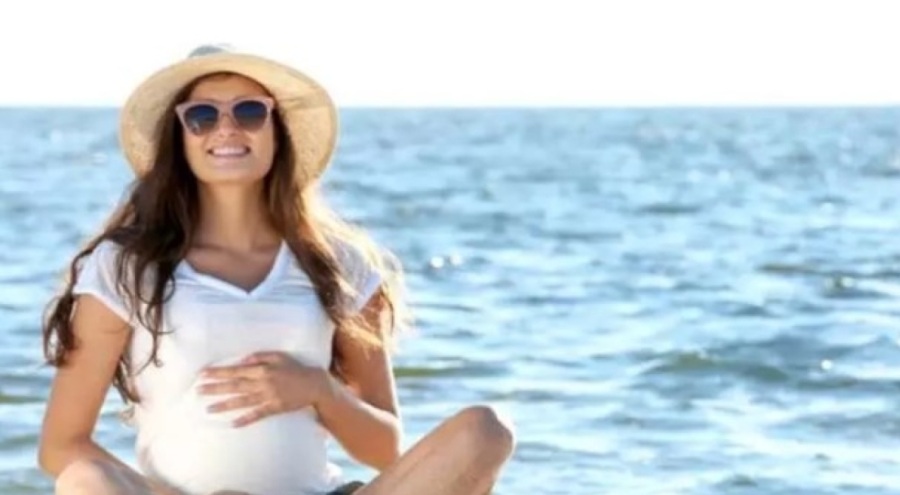 Yaz hamileleri güneş ışığından uzak durun