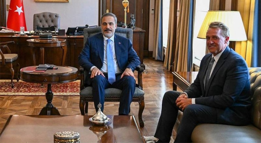 ABD Ankara Büyükelçisi Flake, Dışişleri Bakanı Fidan'ı ziyaret etti