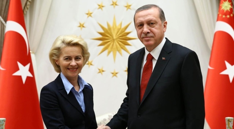 Erdoğan, AB Komisyonu Başkanı Von Der Leyen ile görüştü