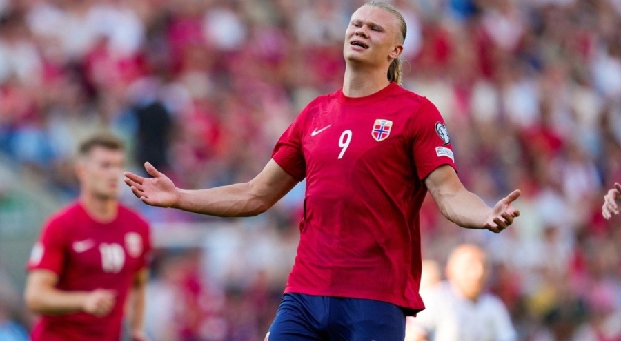 Erling Haaland oyundan çıktı, Norveç İskoçya'ya yıkıldı