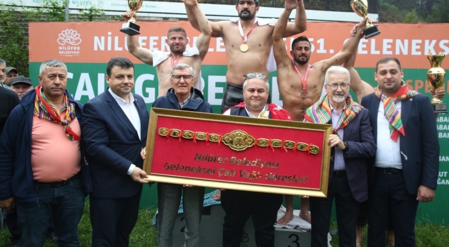61. Çalı Güreşleri'nin Başpehlivanı İsmail Koç