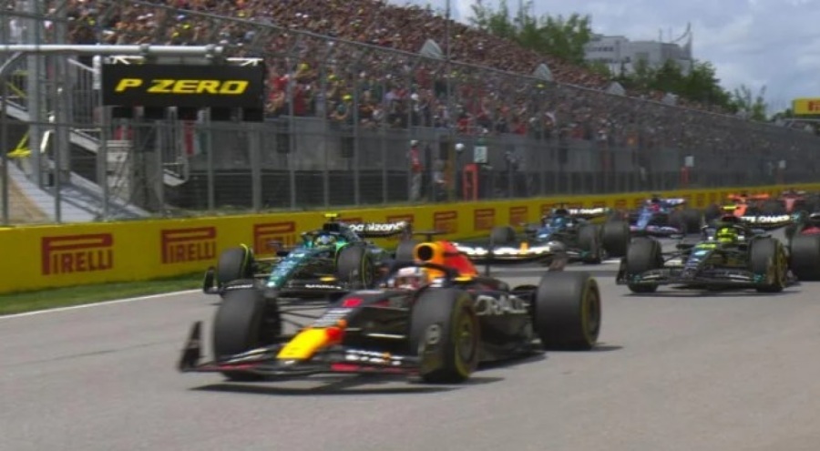 Kanada'da zafer Verstappen'in!