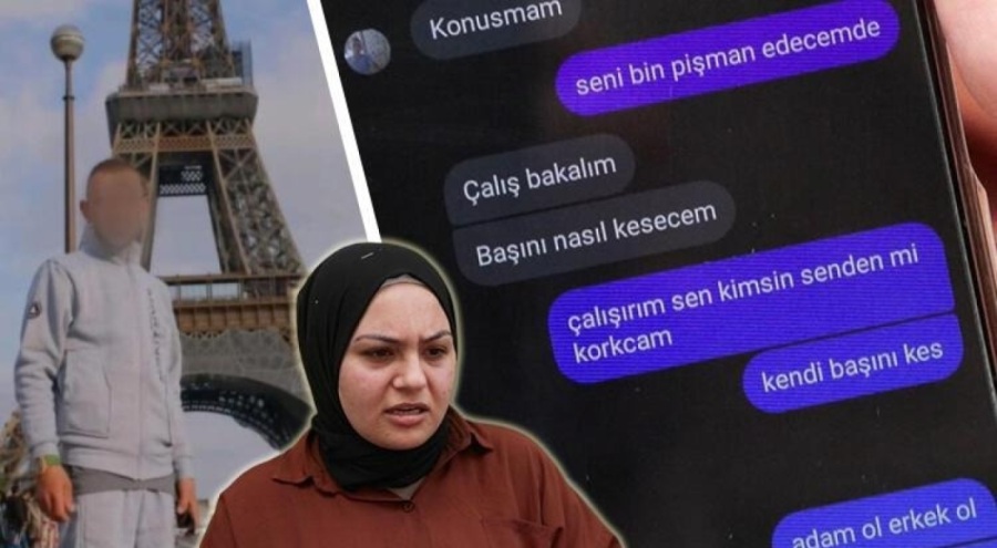 Boşanma aşamasındaki eşine 'başını keseceğim' mesajı atıp evini taşladı