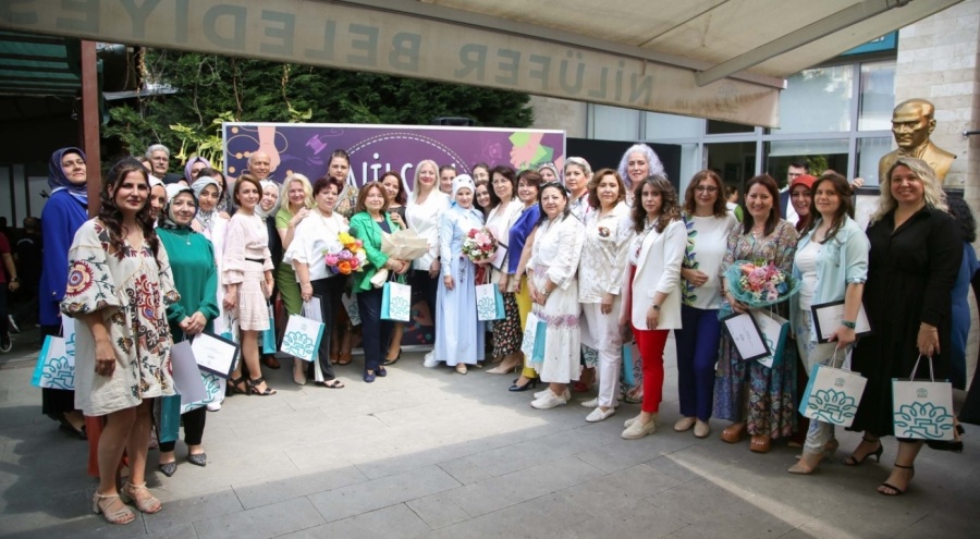 NİLSEM kursiyerlerinin eserleri göz kamaştırdı