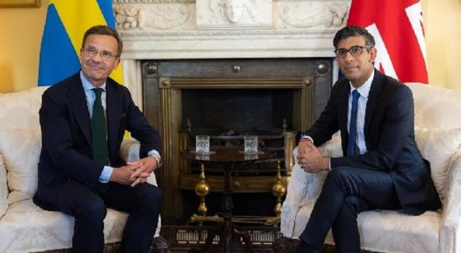 İsveç Başbakanı Kristersson mevkidaşı ile görüştü