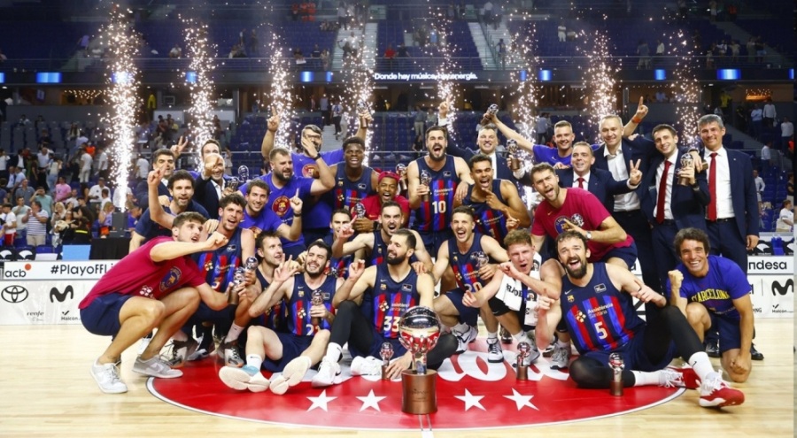 Barcelona, İspanya Basketbol Ligi'nde şampiyon oldu