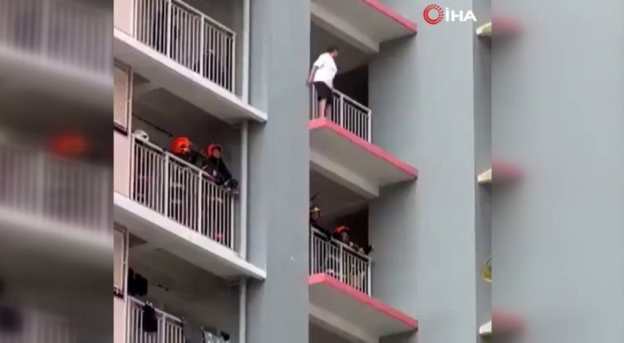 Singapur'da intihar girişiminin önlendiği sistem sosyal medyayı salladı!