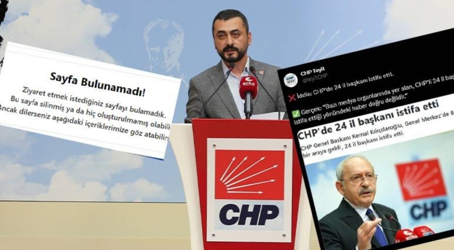 CHP Teyit yalanladı, TV100 haberi kaldırdı