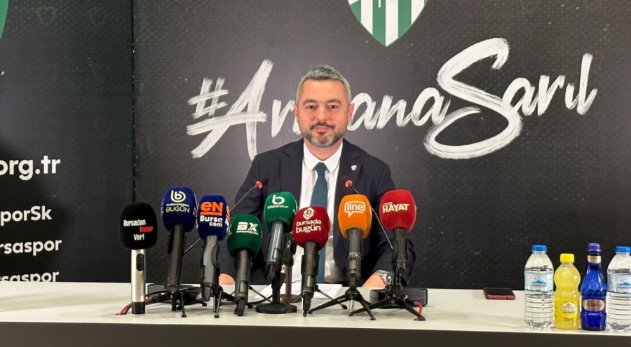 Bursaspor Başkanı Banaz: Burada çırpınmak, bataklıkta çırpınmaktan farksız