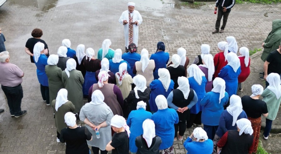 Ordu'da vatandaşlar güneş duası etti!