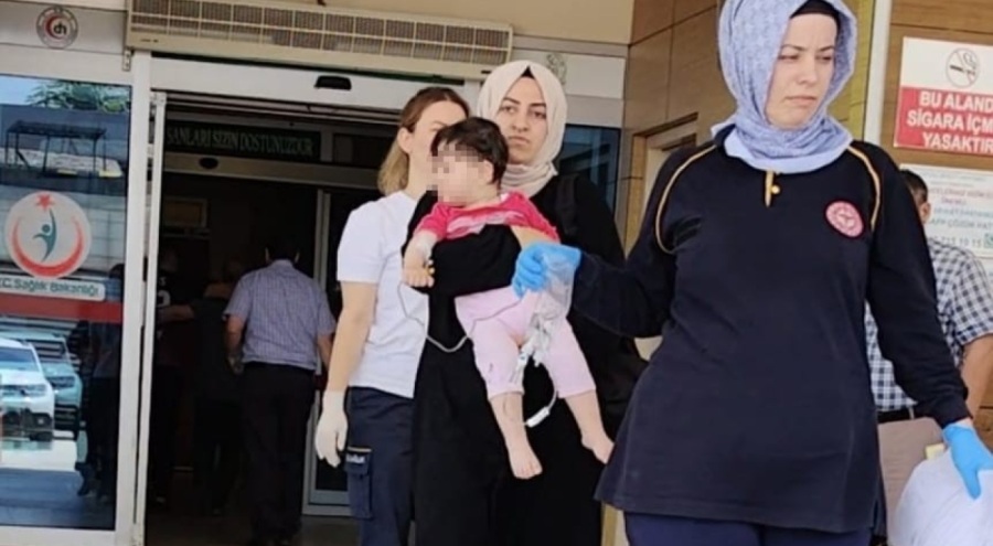 Bursa'da bulaşık parlatıcısı içen Zümra bebek tedaviye alındı