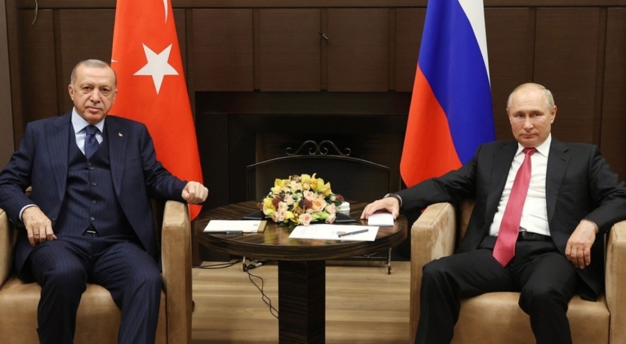 Erdoğan Putin'le görüştü
