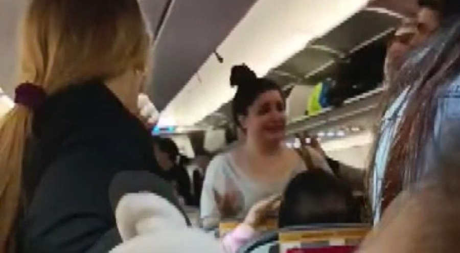 Sabiha Gökçen'de gergin anlar!