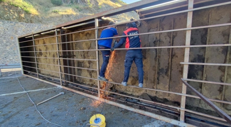 150 kurbanlık koyun telef oldu