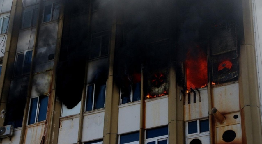 Kuyumcu atölyesinde yangın