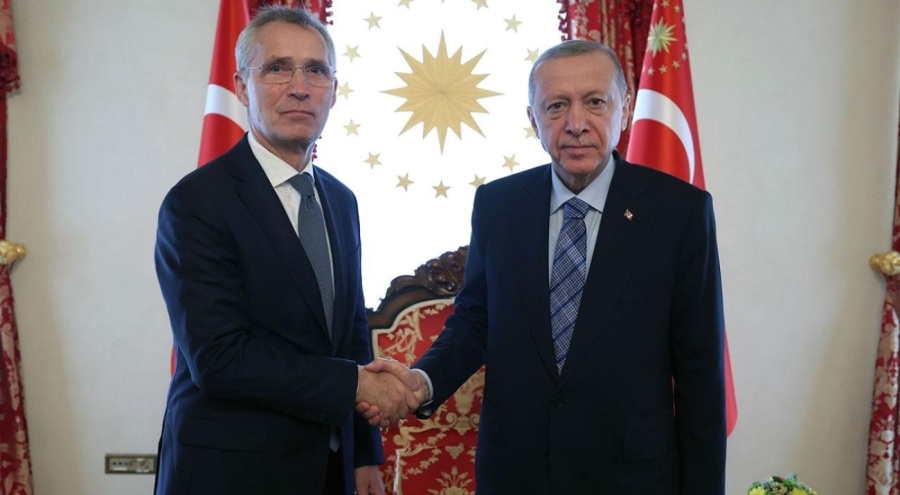 Erdoğan, Stoltenberg ile görüştü