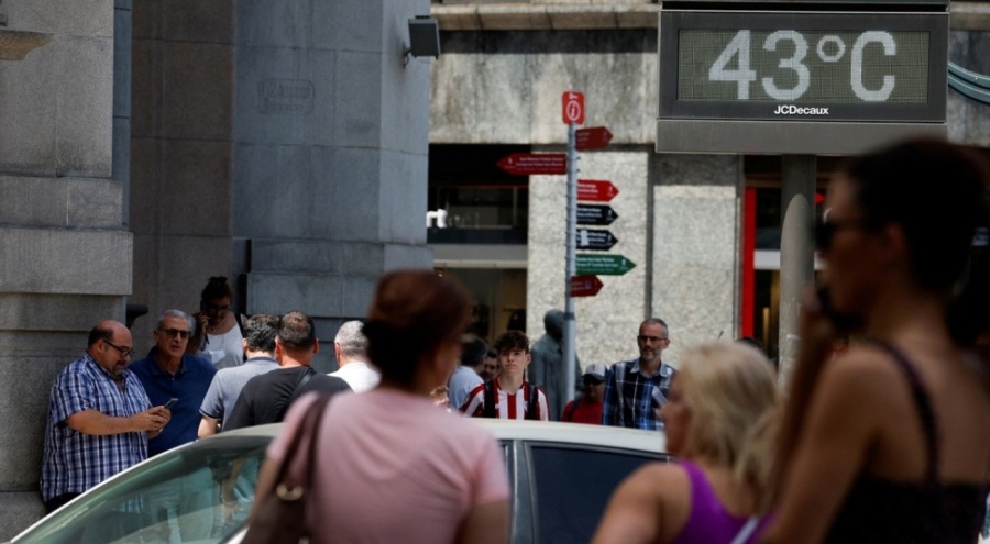 İspanya'da termometreler 44 dereceyi gördü
