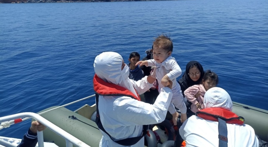 Sahil Güvenlik'ten 'göçmen' operasyonu