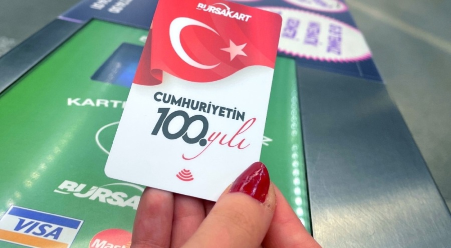 Bu ulaşım kartları 100. yıla özel