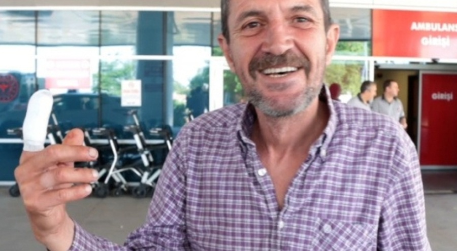 Acemi kasaplar hastanelik oldu