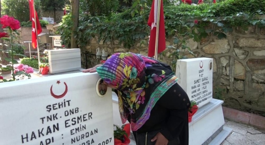 Bursa'da şehit annesinin sözleri yürek dağladı