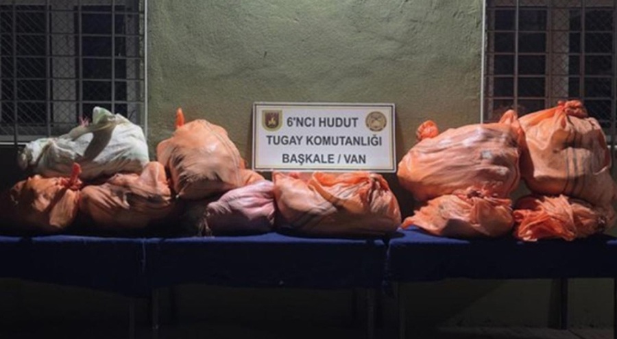 Sınır hattında 340,5 kilogram uyuşturucu ele geçirildi