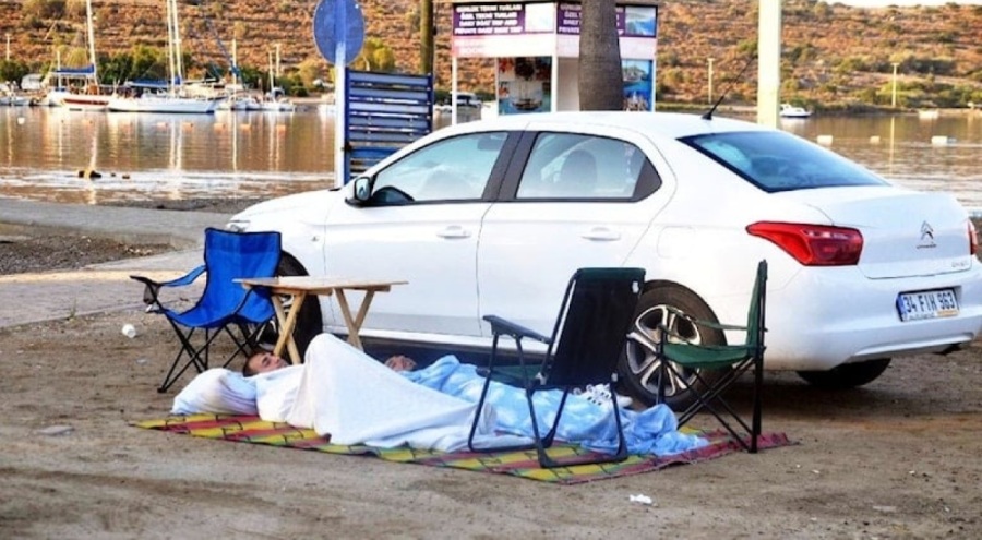 Bodrum bayramda adeta açık hava oteline döndü!