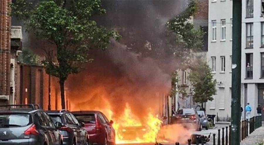 Fransa'da çıkan olaylar Belçika'ya sıçradı