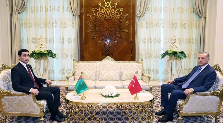 Cumhurbaşkanı Erdoğan, Türkmenistan Devlet Başkanı ile görüştü